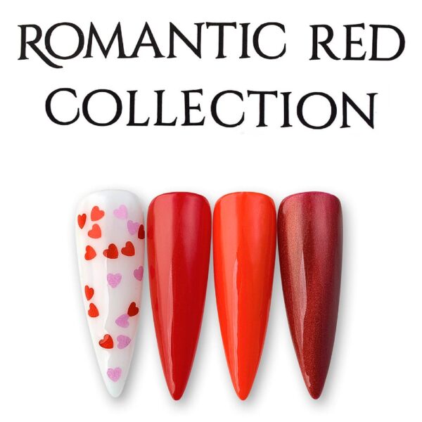 Romantic-Red-Collection gel polish - Cici Nails crvene boje za nokte