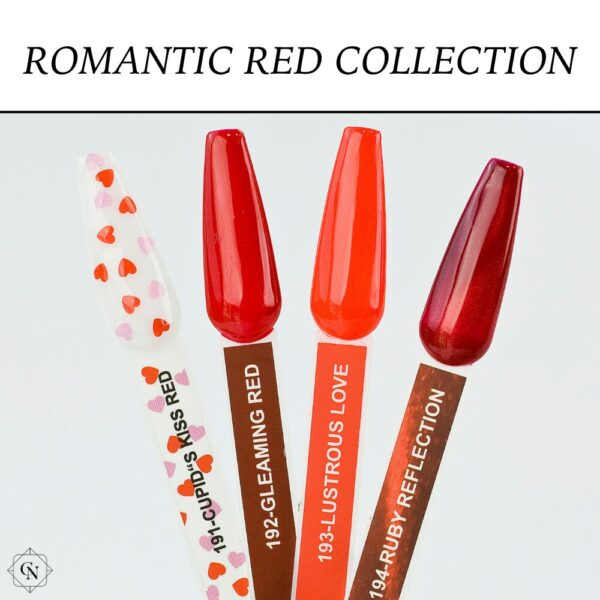 191 cupid's kiss red 15ml trajni lak pun ljubavi cici nails