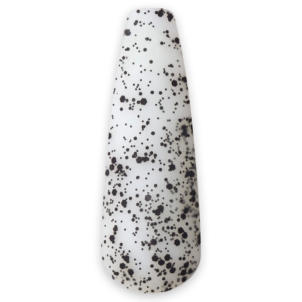velvet black flakes matt efekt s crnim dekorativnim česticama