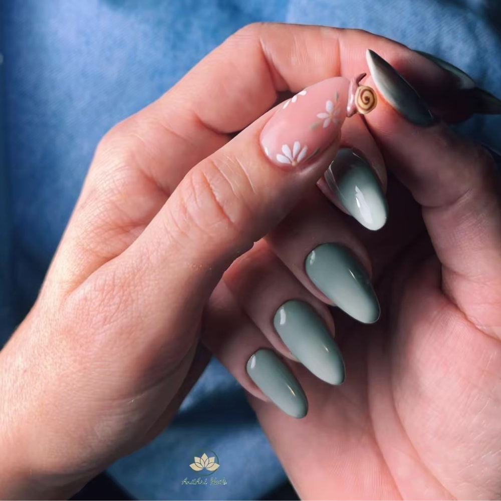 sage – harmonija prirode u umirujućoj zelenoj nijansi gel polish cici nails