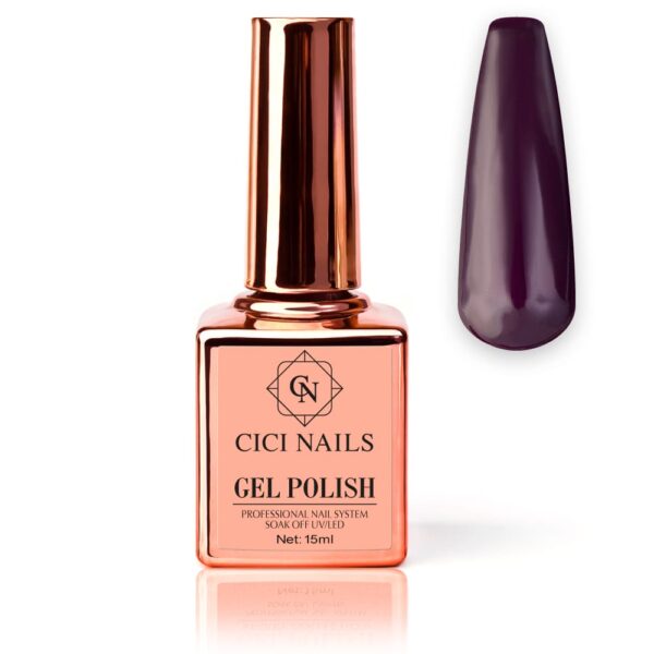 Gel-Polish-Red-Brown-Sassy - ljubičasti trajni lak cici nails