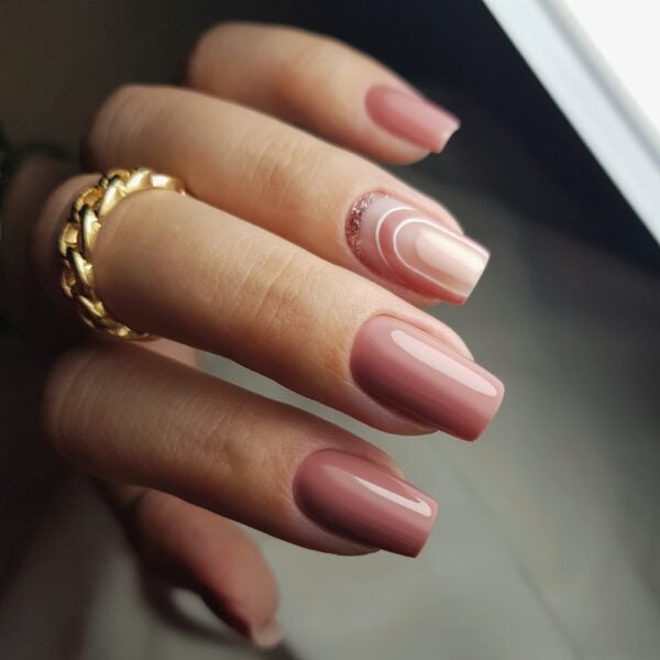 octavia 15ml gel lak u hladno smeđoj nijansi s roza podtonom gel polish cici nails