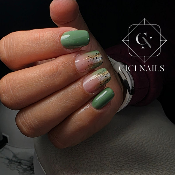 pistachio 15ml – nježna pastelno zelena nijansa gel polish cici nails