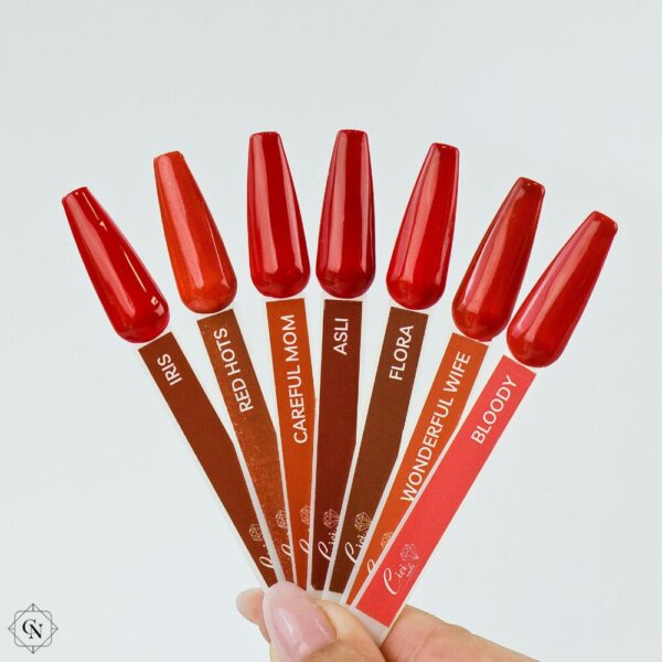 asli 15ml cici nails gel lak u crvenoj nijansi