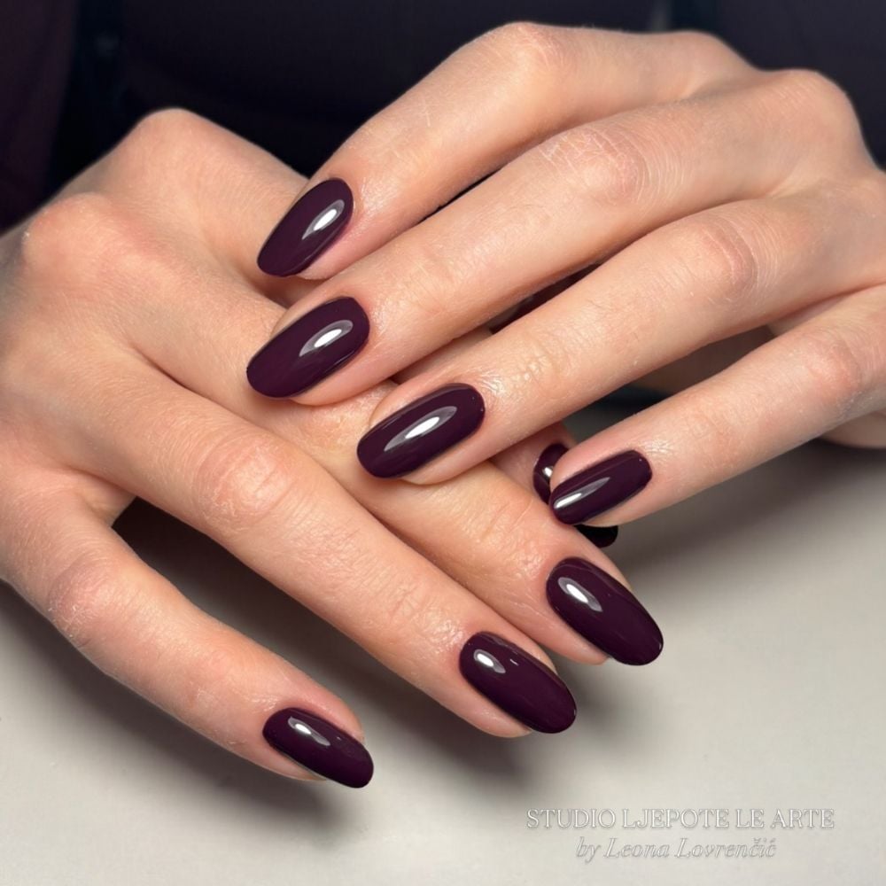 deep purple 15ml ljubičasti trajni lak za nokte | cici nails materijal slavonski brod