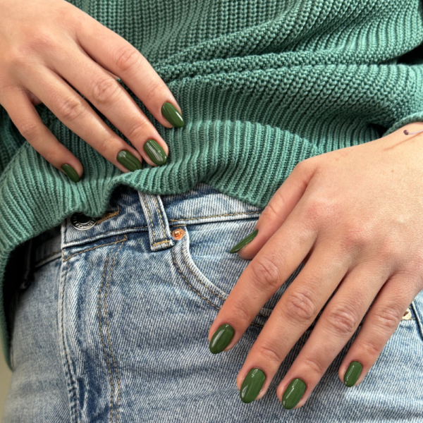 aras gel polish tamno zeleni trajni lak