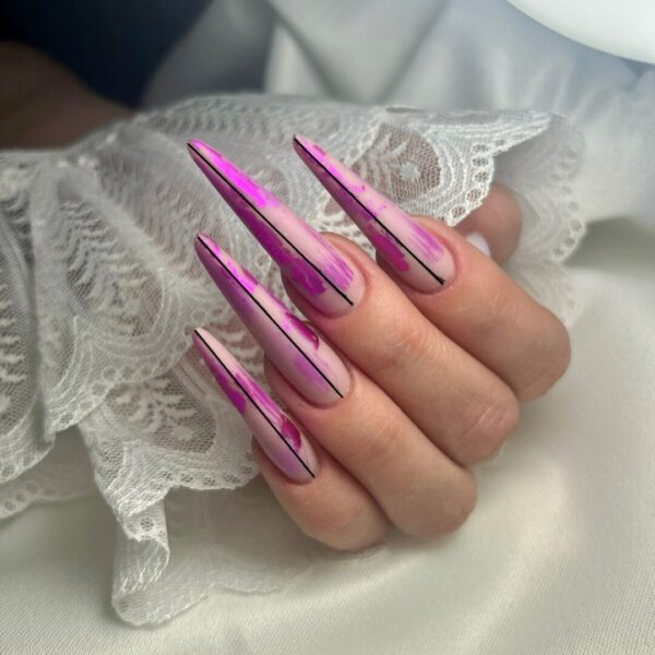 purpurino 15ml ljubičasti trajni lak cici nails