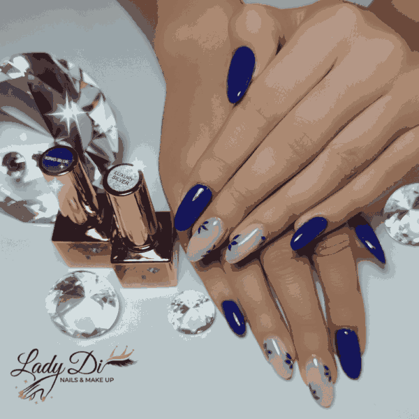 king blue 15ml – kraljevsko plava boja na noktima Cici Nails
