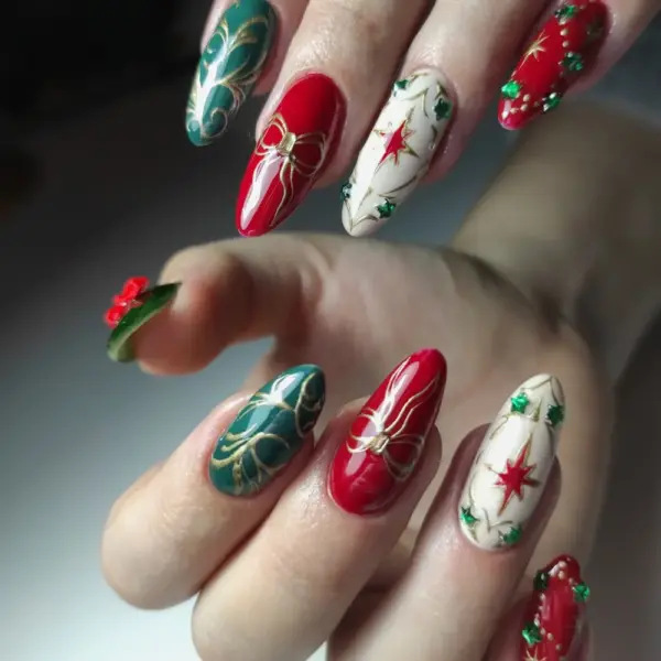 47 – janet 15ml – klasična crvena elegancija božićni nokti cici nails