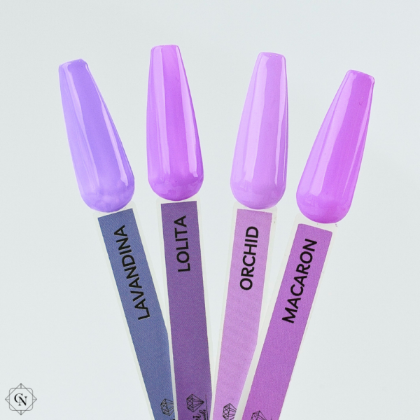 ljubičasti trajni lak cici nails gel polish