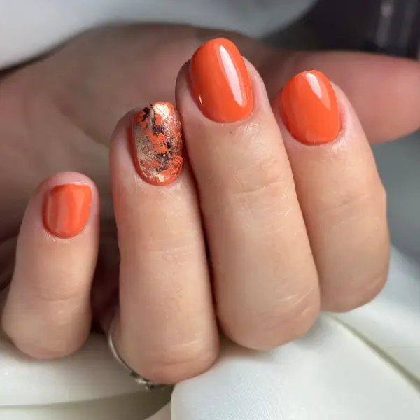 114 – pumpkin spice 15ml – jesenska čarolija u toploj nijansi bundeve smeđe narančasta boja za nokte trajni lak cici nails