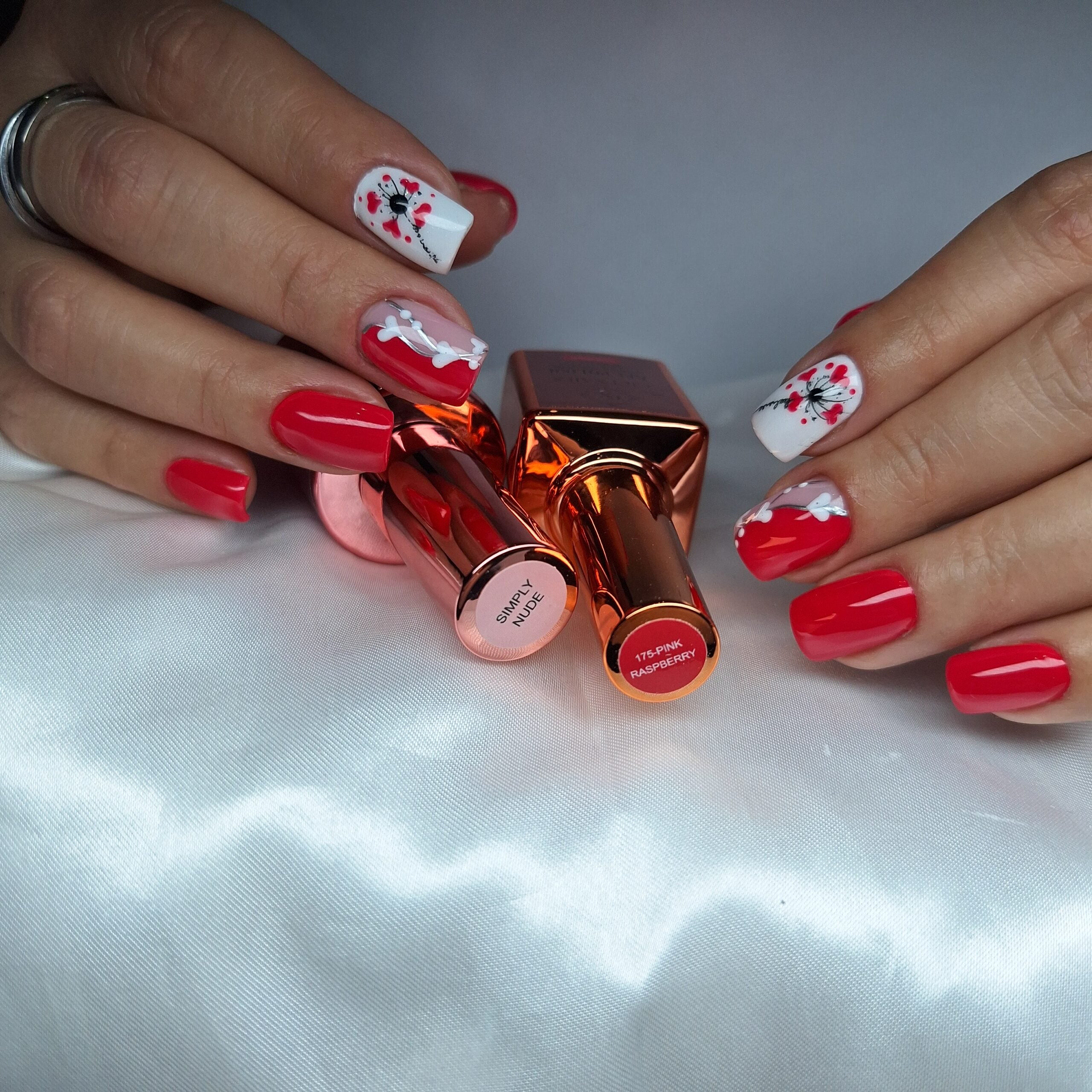 175 pink raspberry gel polish build base simply nude
