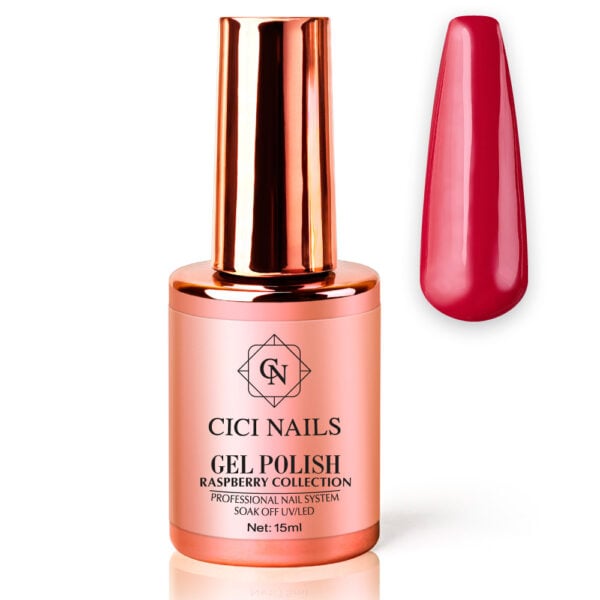 174 raspberry 15ml energični crveni trajni lak za ljetne manikure Cici Nails