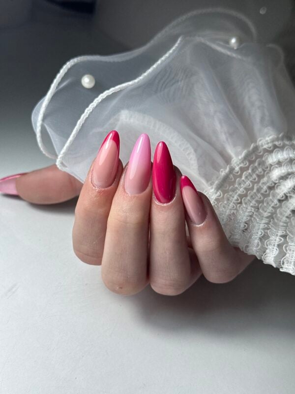 174 raspberry 15ml nokti primjer Cici Nails nokti
