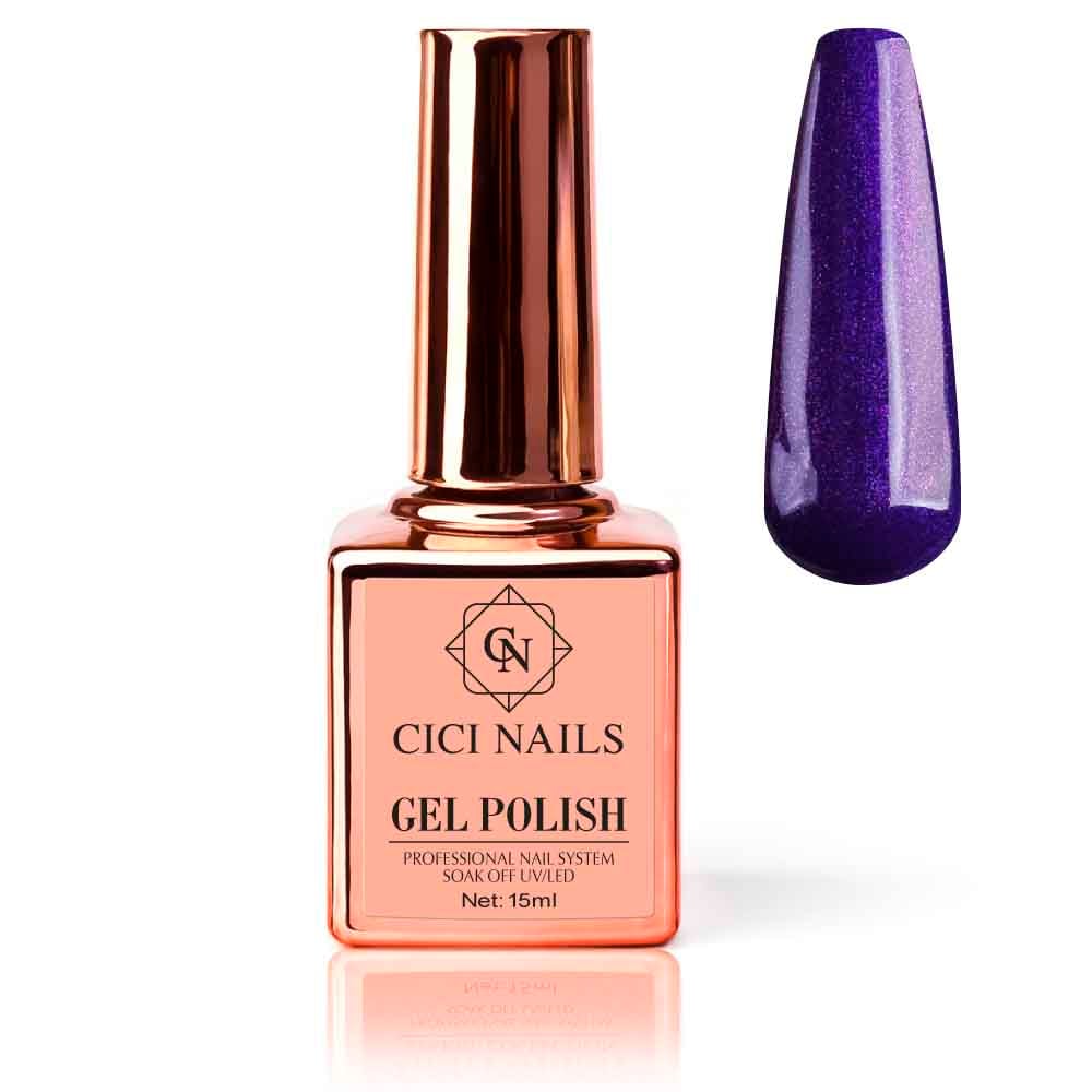 Gel Polish Glitter Plum-159