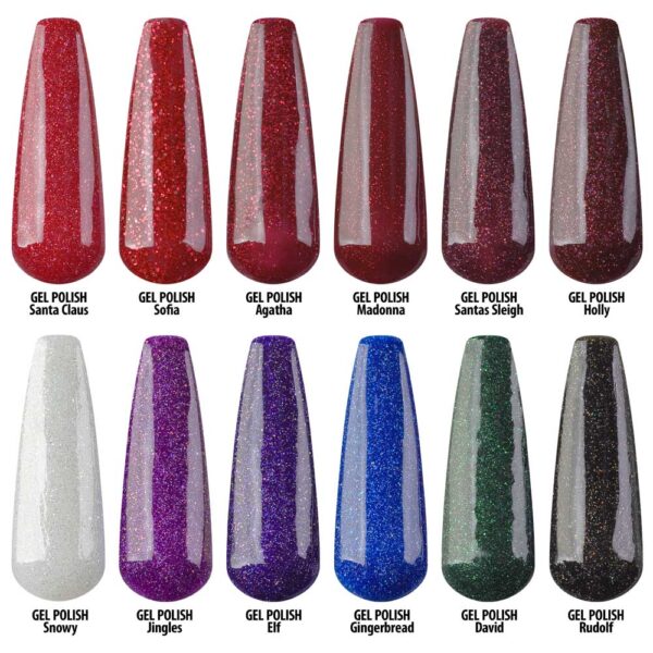 Gel Polish Christmas Carnival White Cici Nails