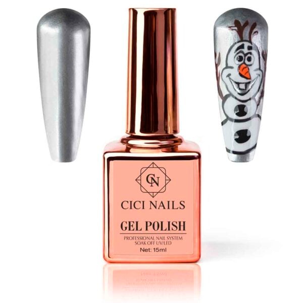 Cicinails Gel polish chrome silver trajni lak u boji