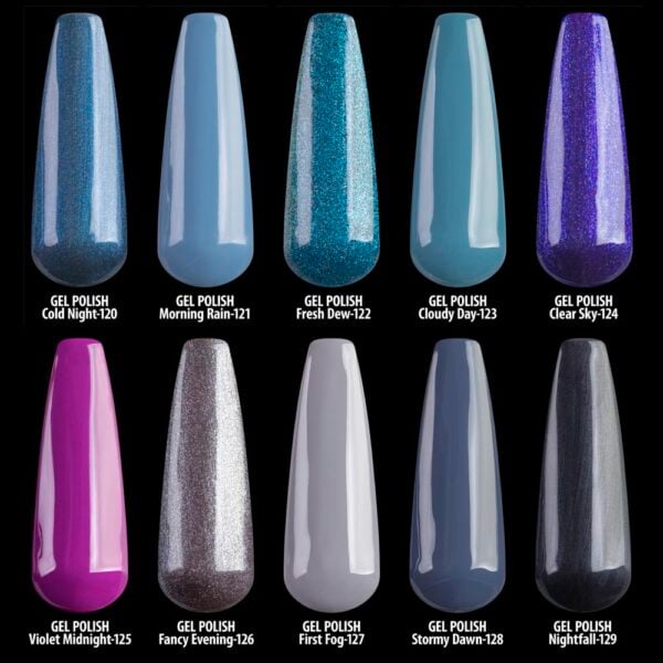 Gel Polish Dark Templ