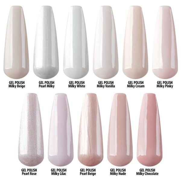 Gel Polish Milky Templ White