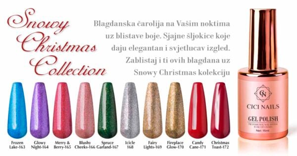 Snowy Christmas collection cici nails