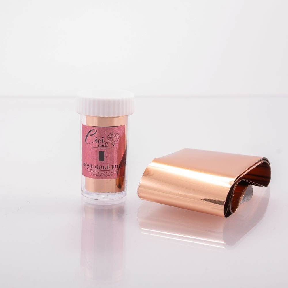 rose gold foil