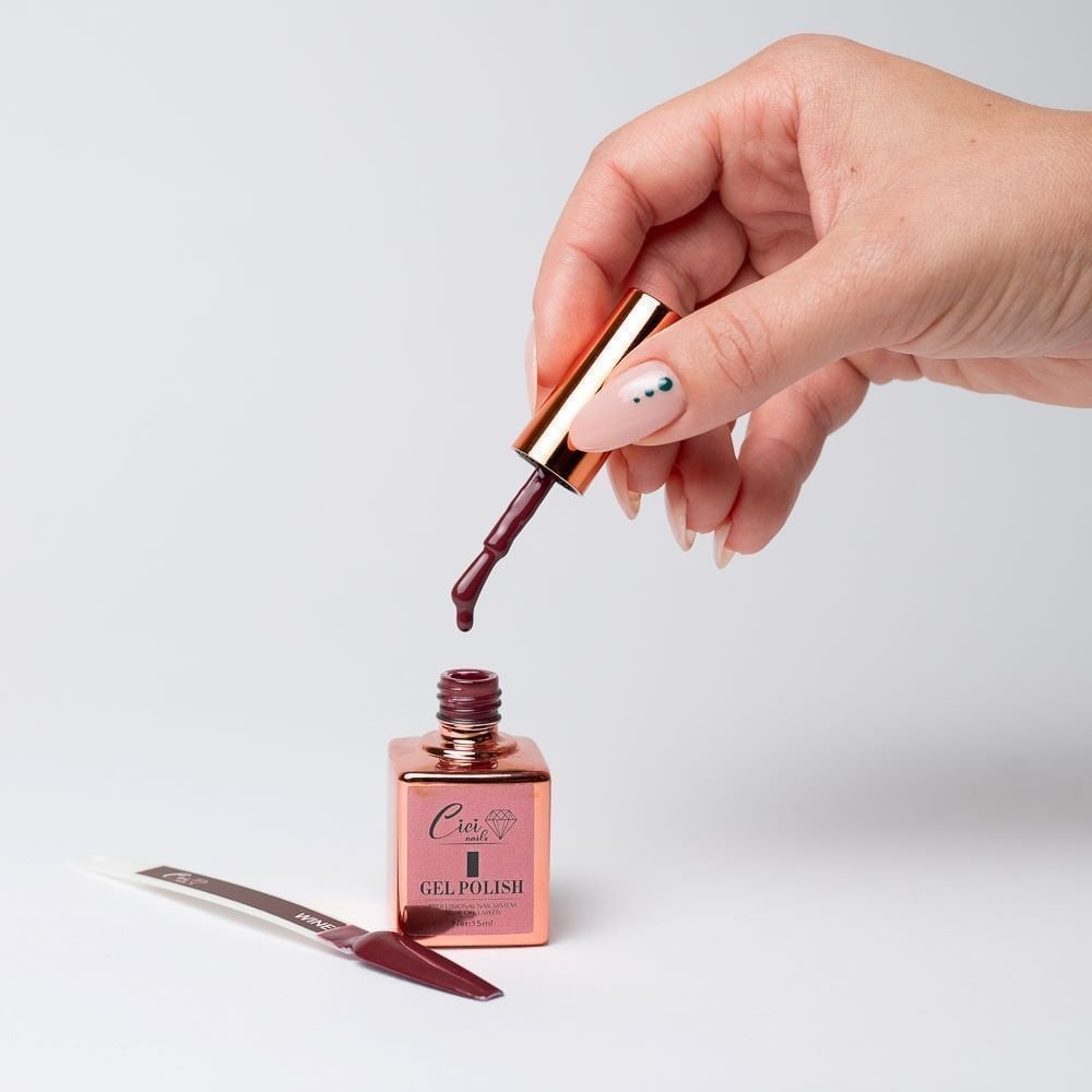 wine gel polish cici nails