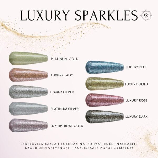 Luxury Sparkles Vizual cici nails kolekcija