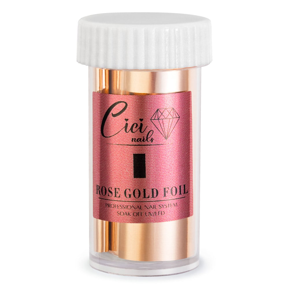 rose gold foil