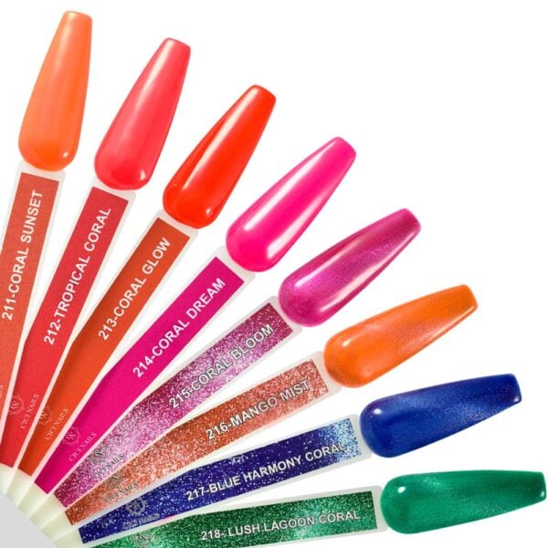 coral symphony collection lepeza cici nails