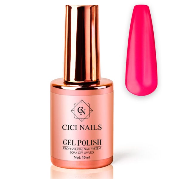 gel polish beauty round roza trajni lak