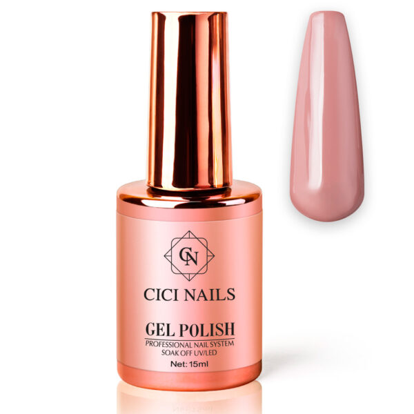 gel polish choco nude round bež smeđi trajni lak gel lak cici nails nude nokti