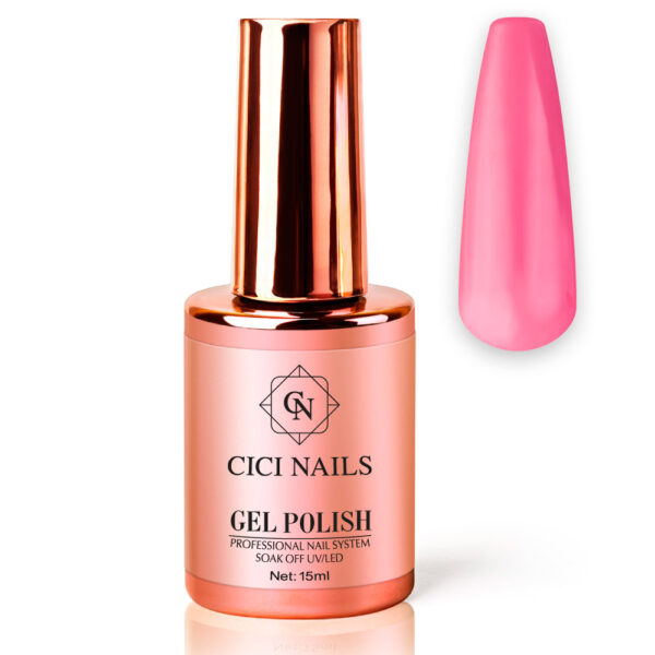 gel polish confident round roza trajni lak