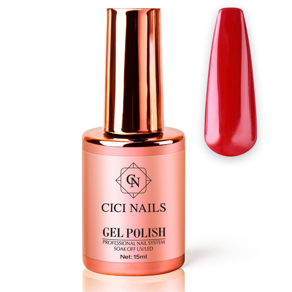 gel polish full of love round crveni trajni lak cici nails