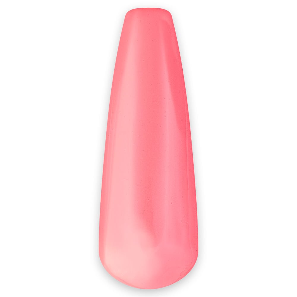 gel polish light coral nail