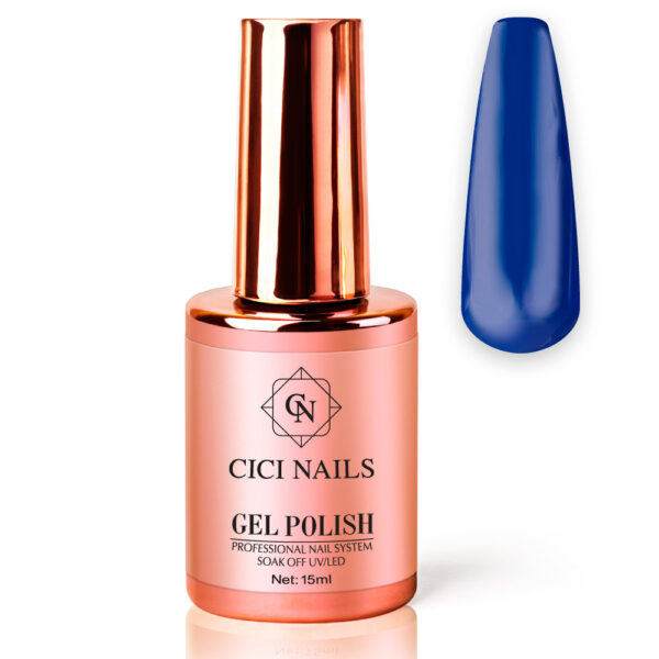 gel polish royal blue round plavi trajni lak cici nails