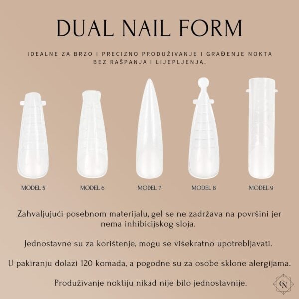 dual form modeli 5 6 7 8 9 oblici