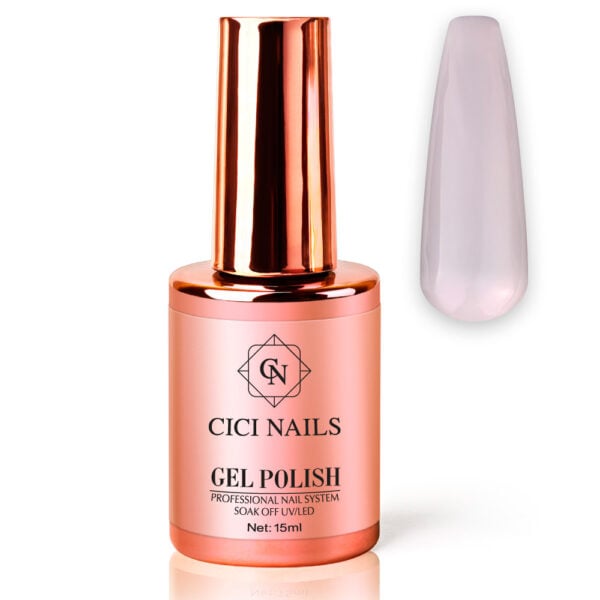 Cici nails nježno roza gel lak za nokte milky boja za nokte nježno rozi trajni lak trajni lak za nokte milky trajni lak za nokte