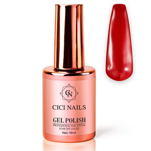 poppy red crvena boja za nokte glass boja za nokte crveni trajni lak crveni glass trajni lak za nokte cici nails