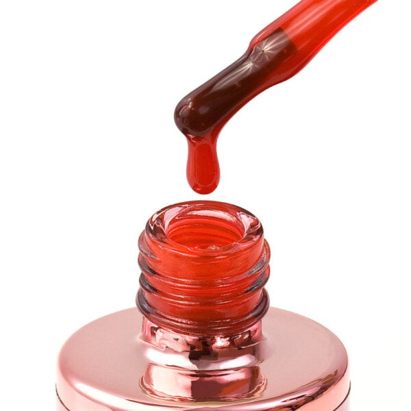 243 cardinal red 15ml crveni stakleni trajni lak u boji cici nails
