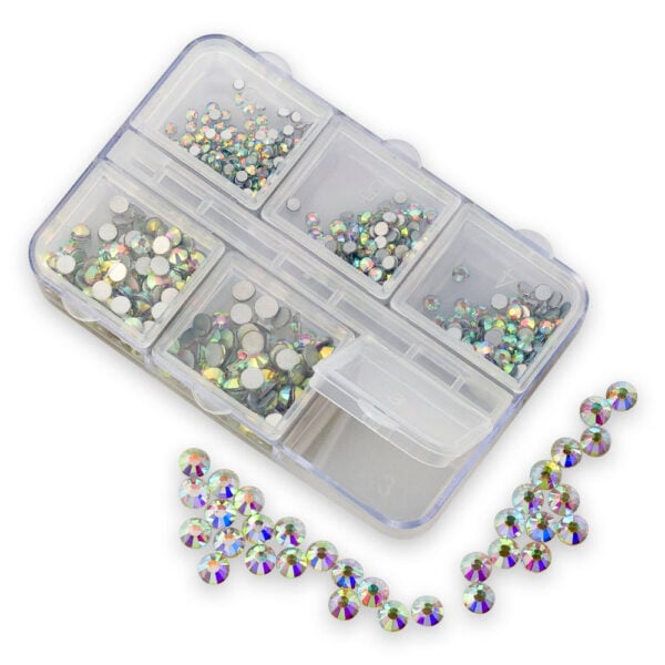 cici nails nail art box s ab cirkonima za nokte