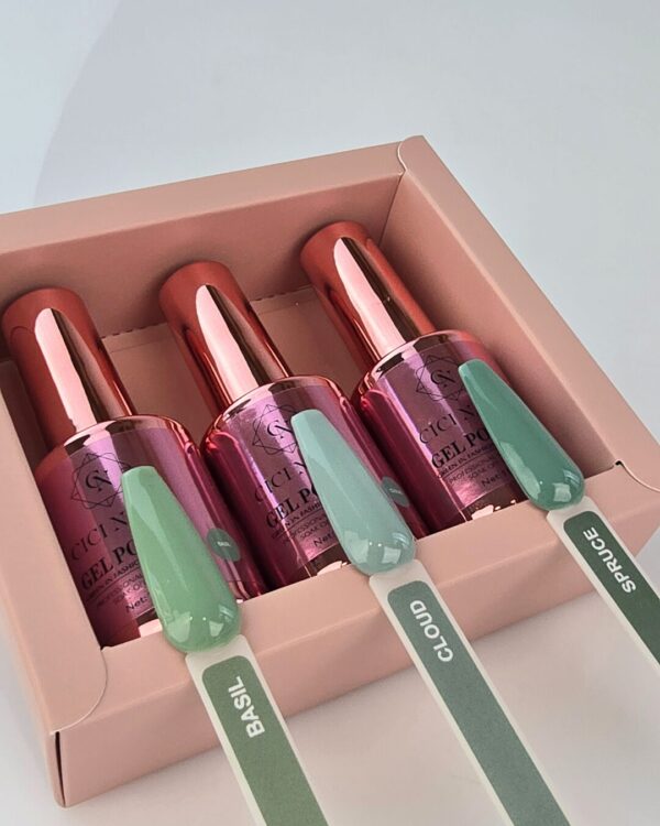 green in fashion – limited edition u zelenim tonovima cici nails materijal za nokte
