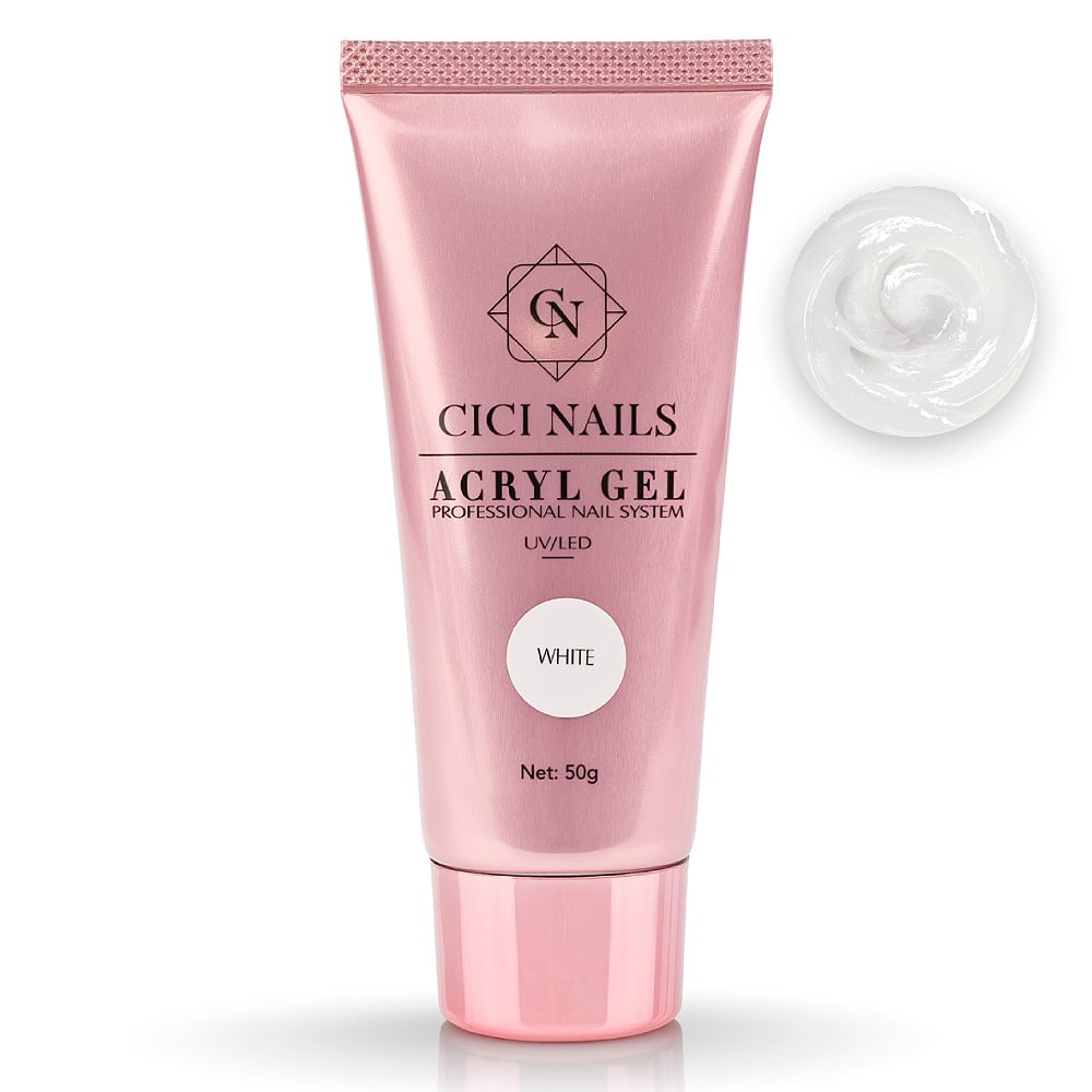 acry gel white hema free 50 g cici nails
