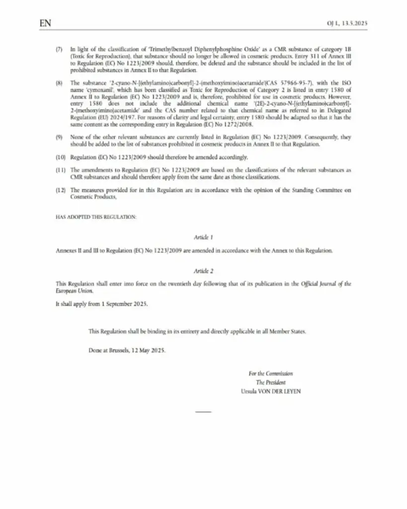 eu regulativa tpo