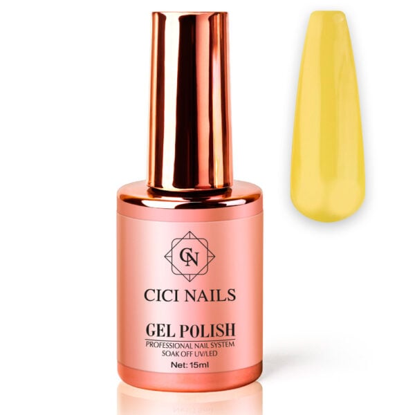 256 honey butter 15ml medeno žuta s krem završetkom trajni lak cici nails