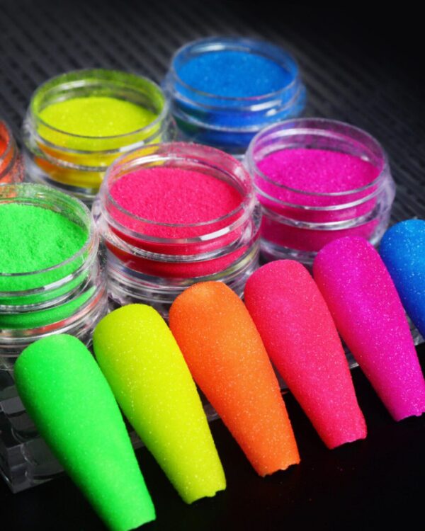neon pigmenti u boji nail art cici nails slavonski brod