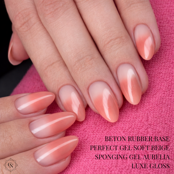 sponging gel aurelia jednostavno do ombre efekta cici nails