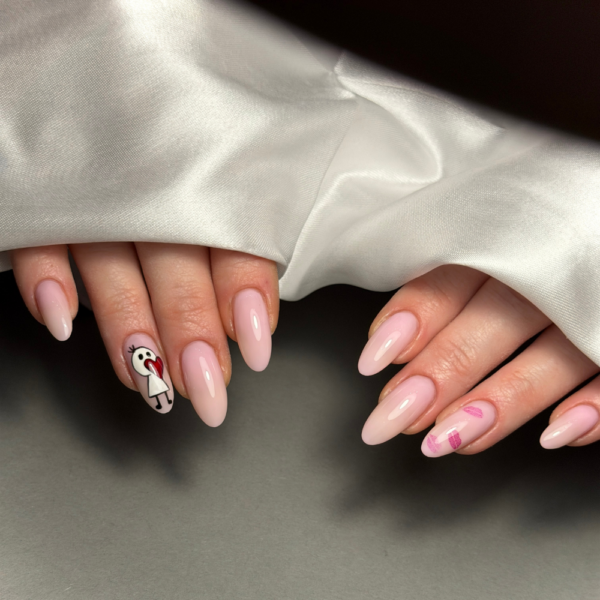 perfect rocky pink gradivni gel u baby roza nijansi gelirani nokti cici nails
