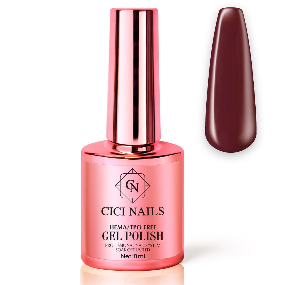 76 – modern red 8ml trajni lak u tamno crvenoj nijansi cici nails
