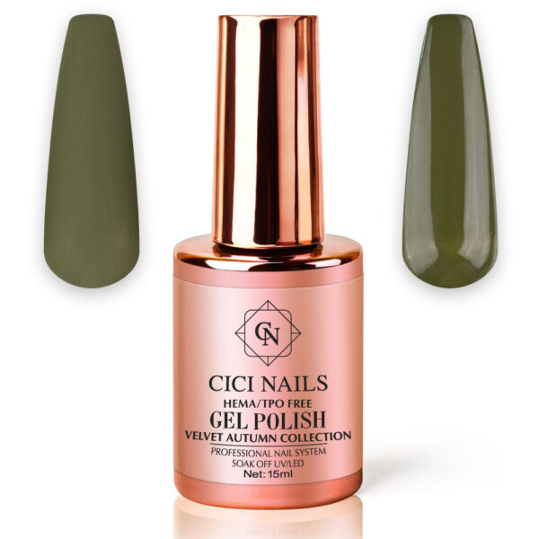 264 shadow fern 15ml vrlo tamna maslina / šumsko zelena nijansa cici nails