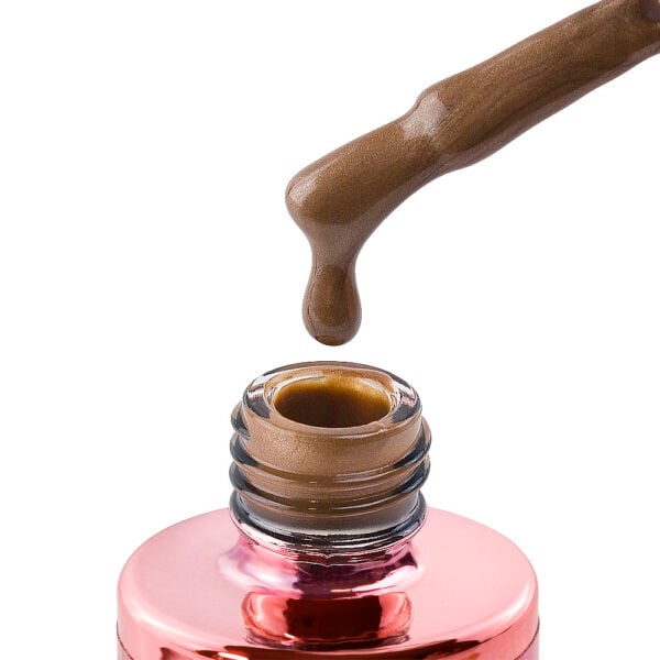 280 copper dusk 15ml smeđi cat eye trajni lak za nokte cici nails
